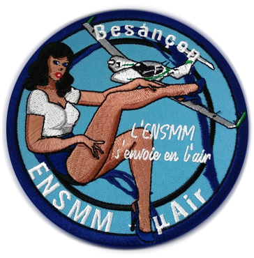 Ecusson brodé ENSMM AIR CustomizeFR